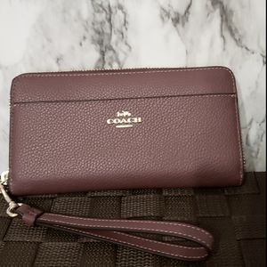 Coach accordian wallet